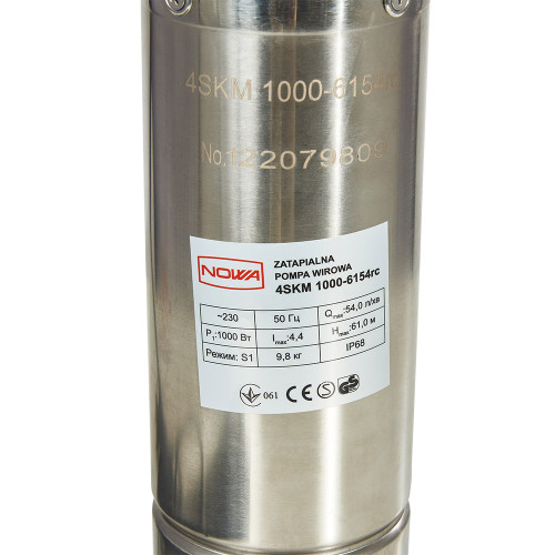 Насос заглибний свердловинний вихровий NOWA 4SKM 1000-6154rс фото 2