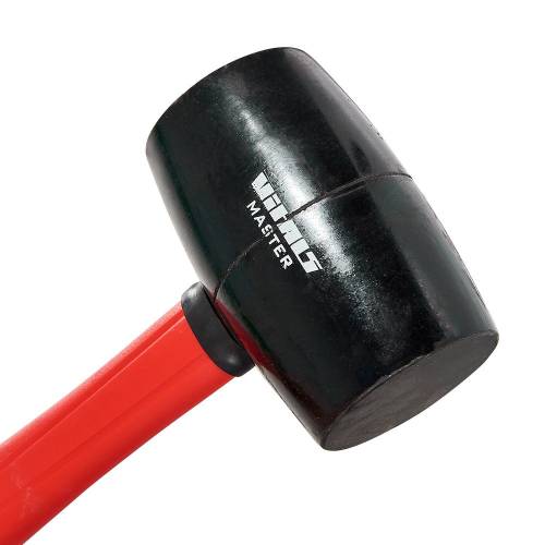 Киянка гумова 450 г чорна, фіберглас Vitals Master фото 3