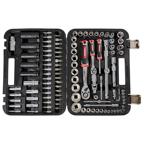Набір головок торцевих 1/4″ та 1/2″ 111 предметів Vitals Master Impact + Superlock фото 7