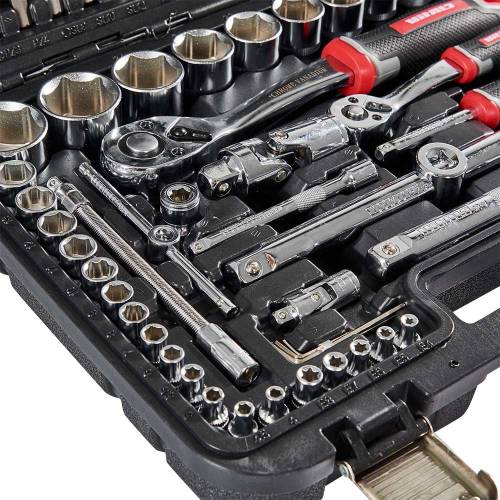 Набір головок торцевих 1/4″ та 1/2″ 111 предметів Vitals Master Impact + Superlock фото 5