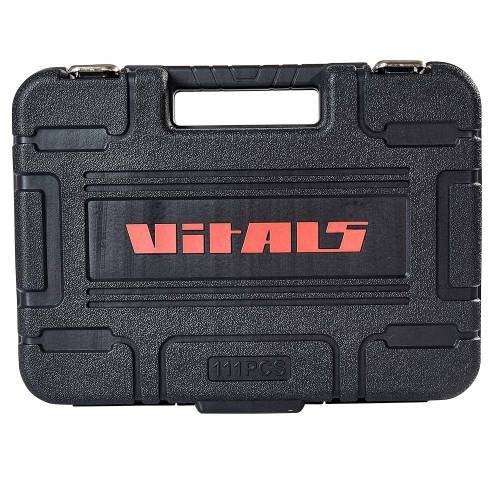 Набір головок торцевих 1/4″ та 1/2″ 111 предметів Vitals Master Impact + Superlock фото 3
