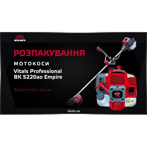 Мотокоса Vitals Professional BK 5220ao Empire фото 6