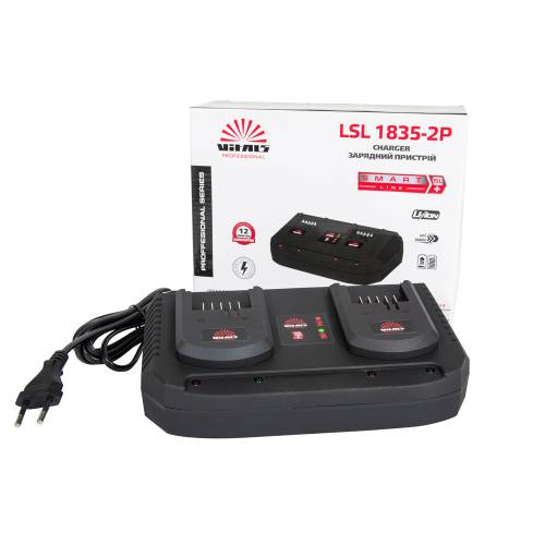 Зарядний пристрій для акумуляторів Vitals Professional LSL 1835-2P SmartLine фото 4