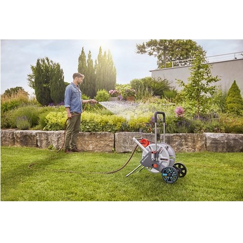 Візок для шлангу GARDENA AquaRoll M EasyMetal фото 3
