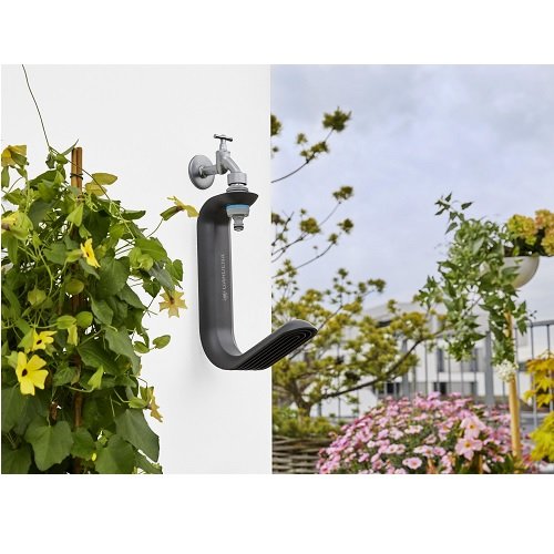 Набор шланг GARDENA Liano садовый текстильный 13 мм (1/2") 15 м с держателем TapFix фото 8