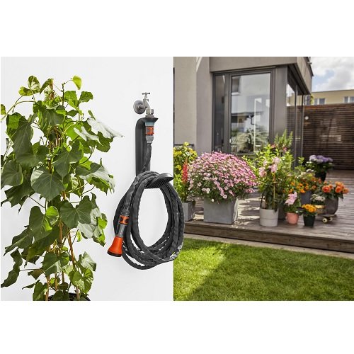 Набор шланг GARDENA Liano садовый текстильный 13 мм (1/2") 15 м с держателем TapFix фото 2