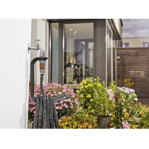 Набор шланг GARDENA Liano садовый текстильный 13 мм (1/2") 15 м с держателем TapFix фото 1