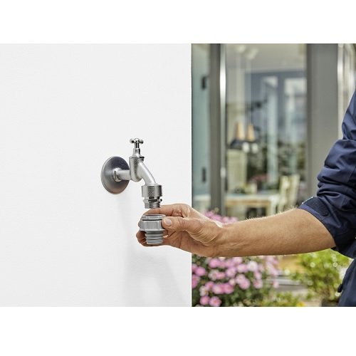 Набор шланг GARDENA Liano садовый текстильный 13 мм (1/2") 15 м с держателем TapFix фото 10