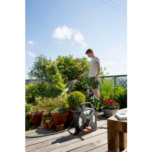 Котушка зі шлангом Gardena 18400 + комплект для підключення фото 2