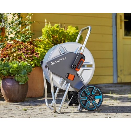 Візок для шланга GARDENA AquaRoll M Metal SET фото 3