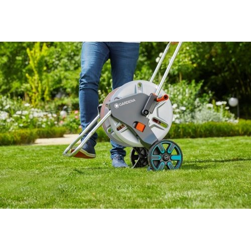 Візок для шланга GARDENA AquaRoll M Metal SET фото 2