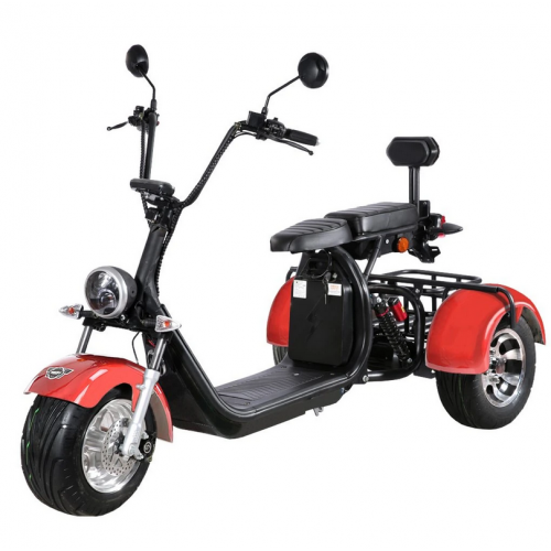 Електроскутер триколісний HECHT COCIS MAX RED  фото 