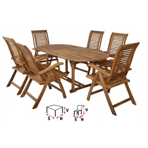 Набір садових меблів HECHT CAMBERET SET  фото 