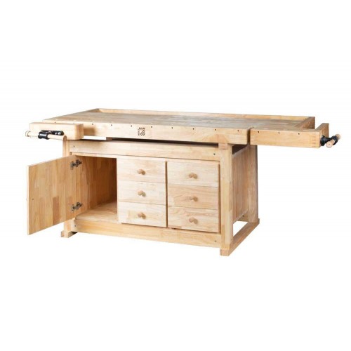 Верстак столярный из каучукового дерева Holzmann WB 210C  фото 