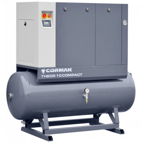 Комплект CORMAK THEOR 20 INVERTER Compact (винтовой компрессор THEOR20, осушитель воздуха N20S, бак 500л)  фото 