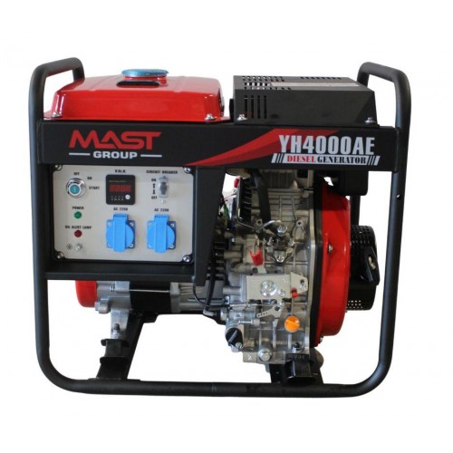 Дизельний генератор MAST GROUP YH4000AE + газова плитка Orcamp CK-505 + 4 газових картриджа 400 мл фото 1