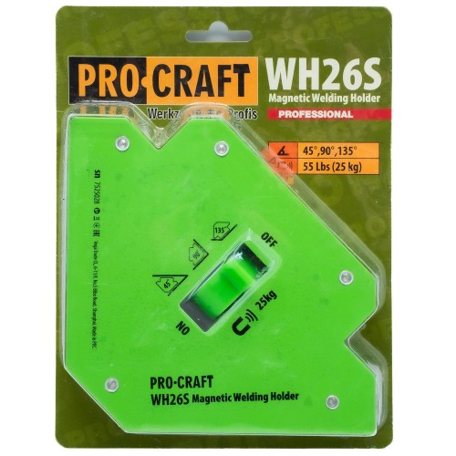 Магнітний кутник для зварювання Procraft WH26S  фото 