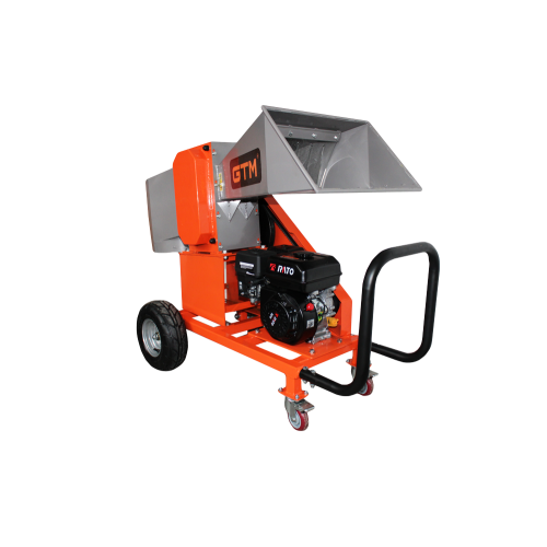 Бензиновый измельчитель веток дроворуб GTM LC80R 6 л.с  фото 