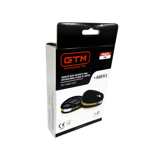 Фільтр GTM 703-ABEK1 (орган.та неорг. пари, кислі гази, аміак) фото 1