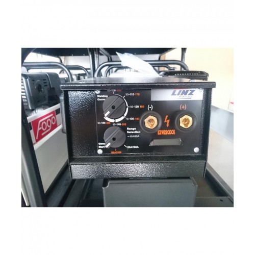Апарат дугового зварювання з генераторною установкою  FH9220W 3ф-7,8кВА/1ф-4,0кВт, звар.стр-220А, двиг.Honda-GX390, бак 6,2л фото 2