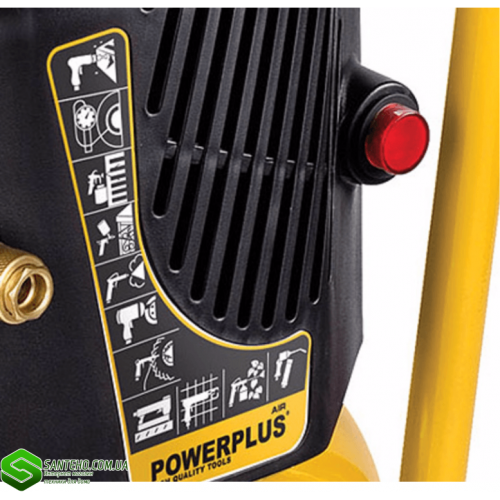 Компрессор безмасляный PowerPlus POWX 1750 фото 3