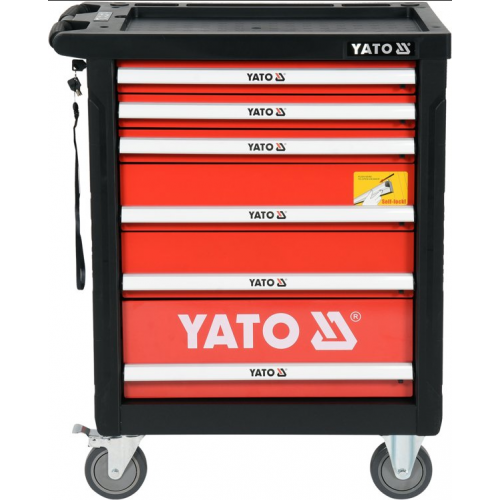 Інструментальна візок на колесах з висувними ящиками Yato YT-55307 фото 1