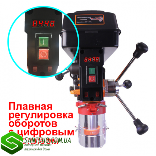 Сверлильный станок WorkMan DP12VL с бесступенчатой регулировкой оборотов фото 7
