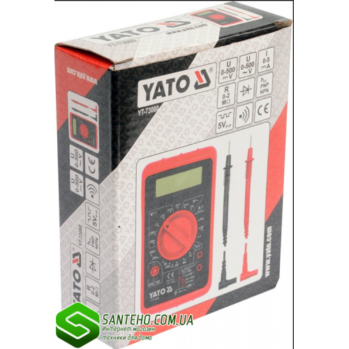 Мультиметр YATO YT-73080 фото 1