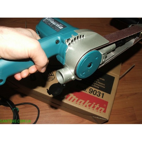 Стрічкова шліфмашина Makita 9032 електронапільнік фото 2