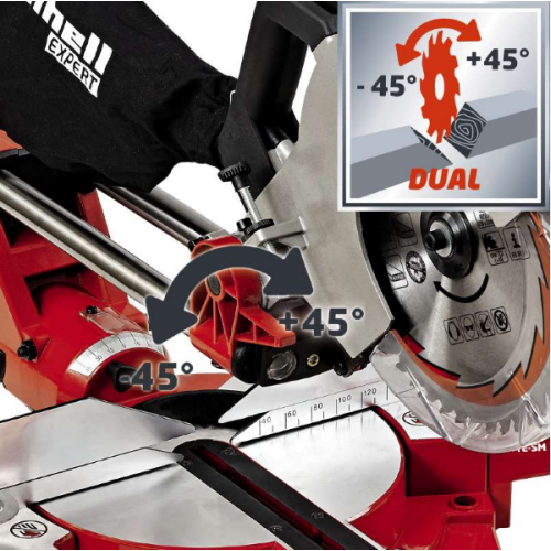 Пила торцовочная Einhell TE-SM 2534 Dual New фото 2