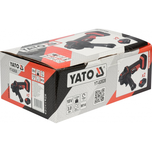 Акумуляторна болгарка YATO YT-82828 фото 3