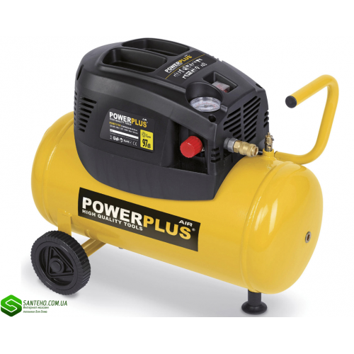 Компрессор безмасляный PowerPlus POWX1730 фото 1