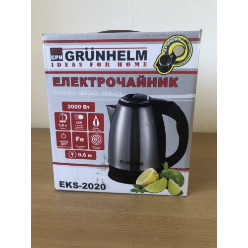 Электрочайник Grunhelm EKS-2020 (металл) фото 2