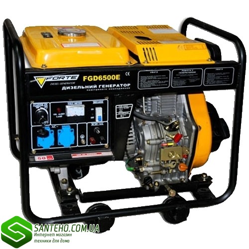 Дизельний зварювальний генератор FORTE FGD6500EW фото 3