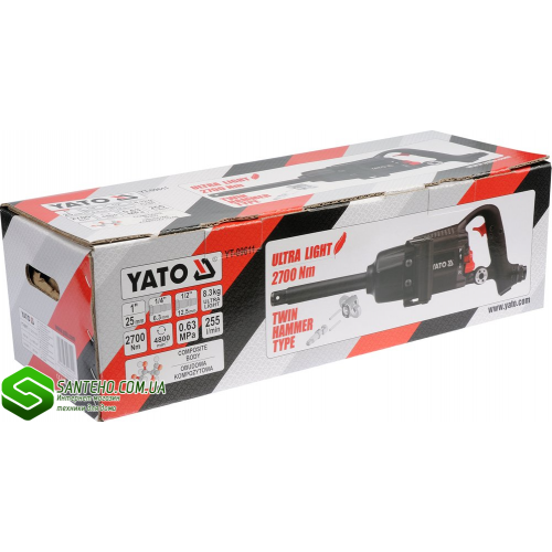 Пневматический гайковерт для грузовых автомобилей Yato YT-09611 фото 4