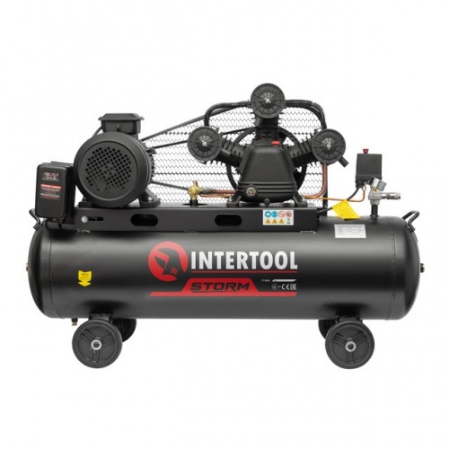 Компрессор INTERTOOL PT-0036 100 л  фото 