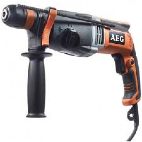 Перфоратор AEG KH 28 Super XE (сверла и долото SDS 5 шт.+ кейс)  фото 