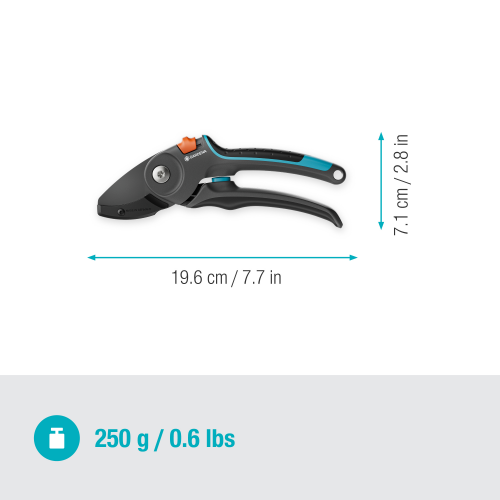 Секатор Gardena PremiumCut Pro dry wood із ковадлом 24 мм в Хмельницьку фото 12