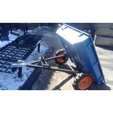 Прицеп-самосвал БелМет 105х120 для квадроцикла усиленный (жигул. ступица, 1,5 мм)