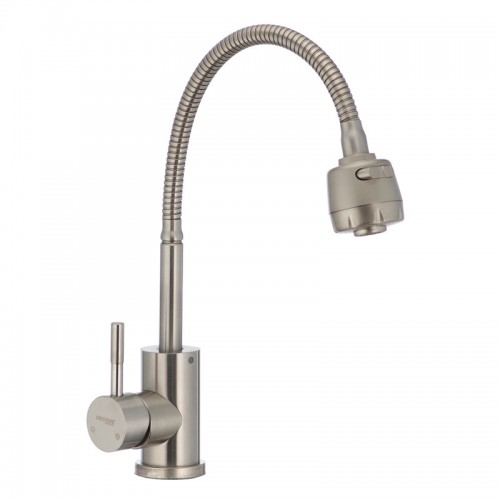 Смеситель для кухни MIXXUS SUS-011 (рефлекторный излив) (SS0006)  фото 