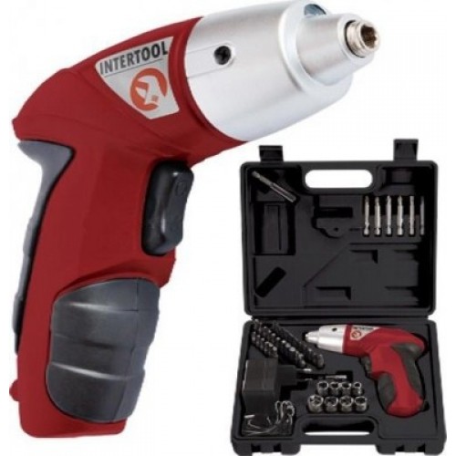 Аккумуляторная отвертка Intertool DT 0301  фото 