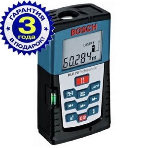Лазерный дальномер Bosch DLE 70  фото 