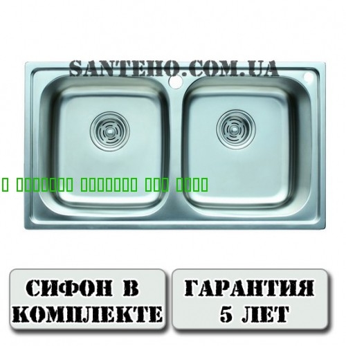 Мойка врезная арт.5104  фото 