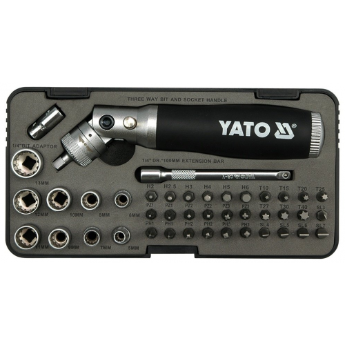 Викрутка з тріскачкою Yato YT-2806  фото 