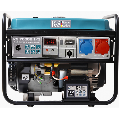 Бензиновый генератор Konner & Sohnen KS 7000E-1/3  фото 