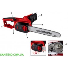 Электропила Einhell GH-EC 1835