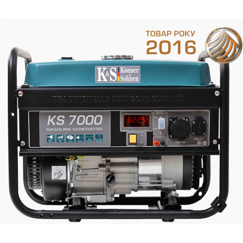 Бензиновий генератор Konner & Sohnen KS 7000  фото 