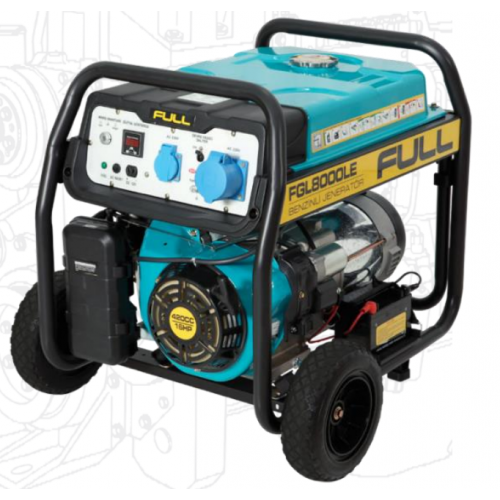Бензиновий генератор Full Generator FGL8000LE (6,5 кВт)  фото 
