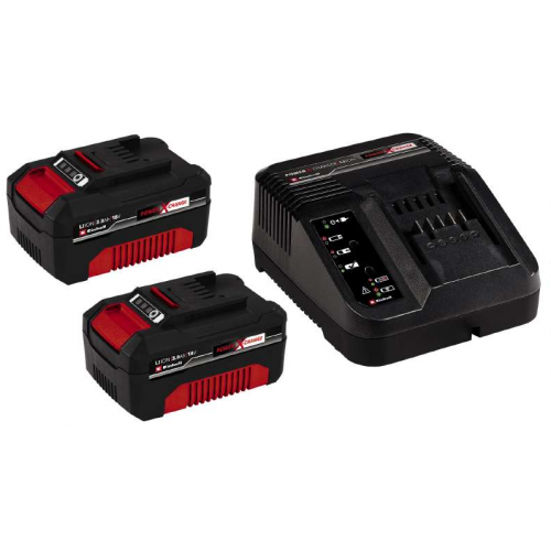 Энергоблок+аккумуляторы Einhell 18V 2x3,0Ah Starter-Kit Power-X-Change New  фото 