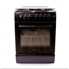 Плита газоэлектрическая коричневая Grunhelm AG6612BR-0